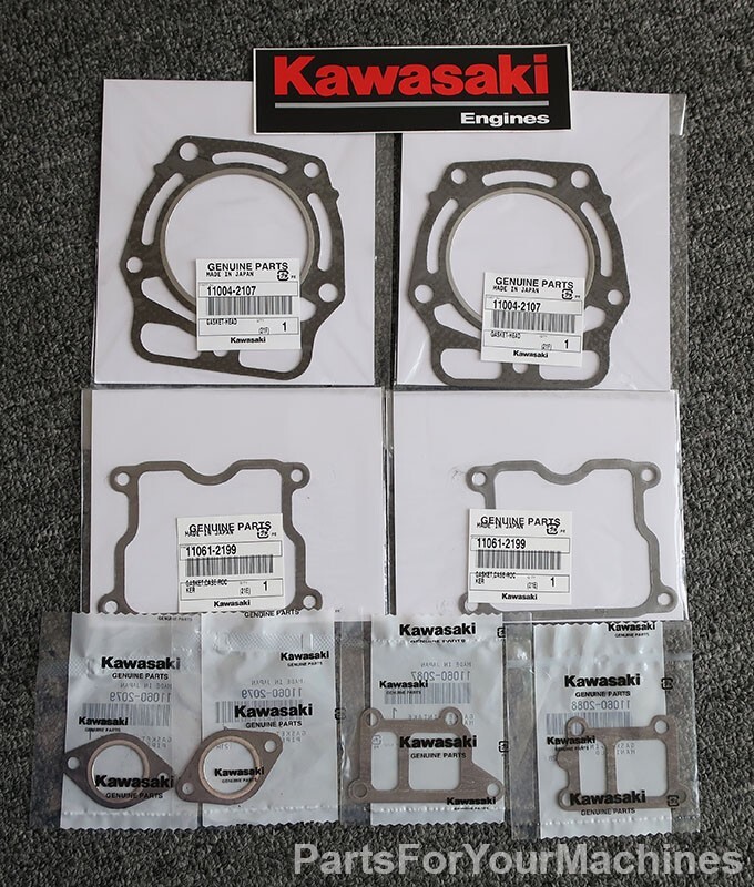 FOR JOHN DEERE 425, 445 GASKET KIT (AS SHOWN) OEM KAWASAKI FD611D, FD620D, 14D23 gallery