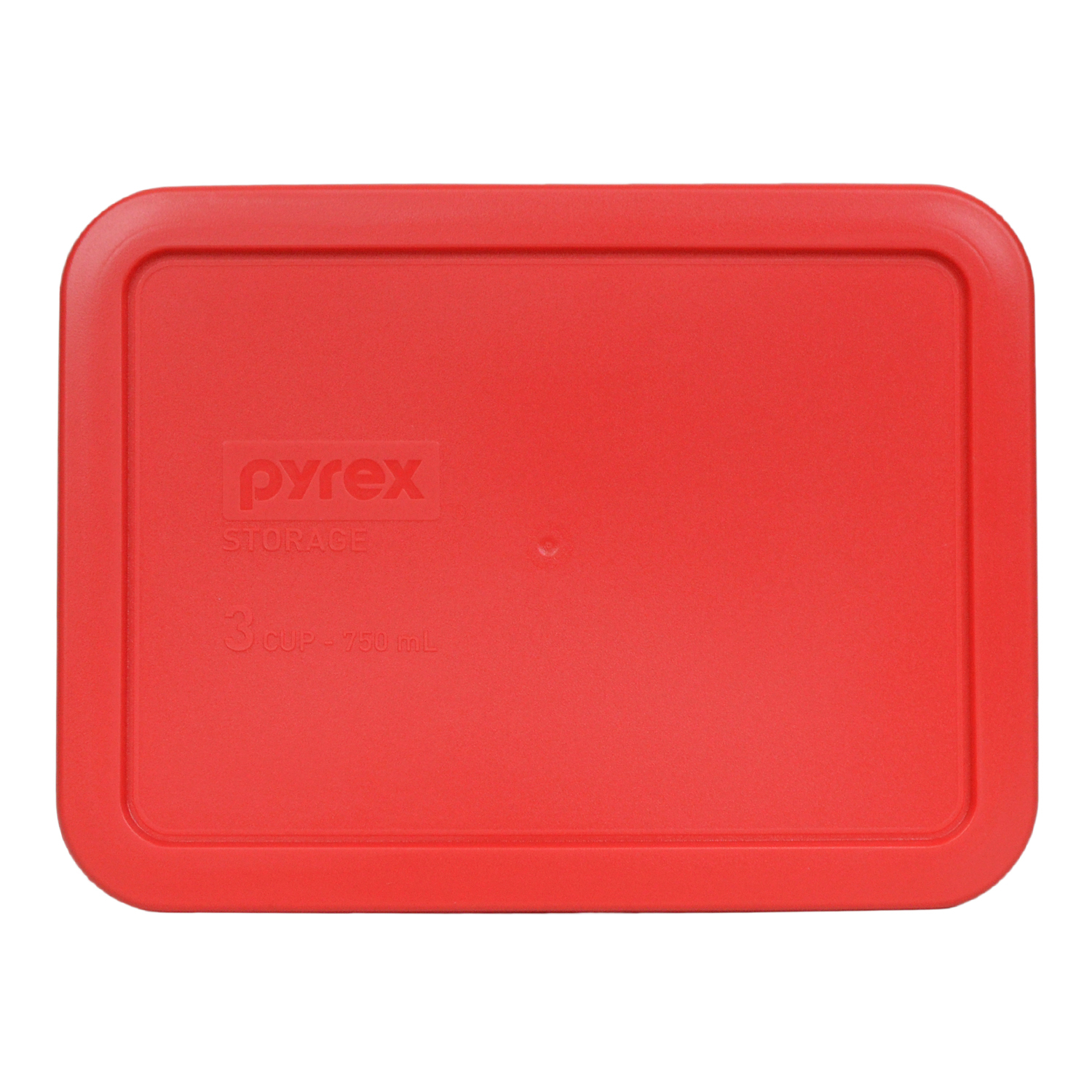Pyrex 7210-PC Red Rectangle Plastic Storage Replacement Lid Cover (2-Pack) gallery
