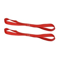USCC Motorcycle Handlebar Straps – 1″ X 18″- Red Pair of Handle Bar Straps