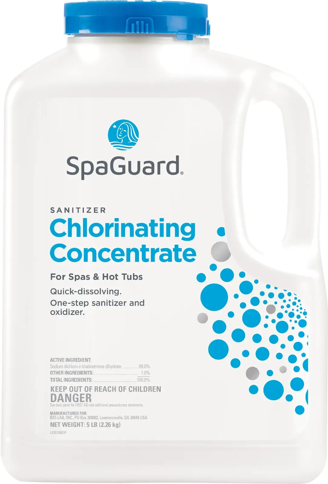 SpaGuard Spa Chlorinating Concentrate Quick Dissolve For Spas and Hot Tubs 5lb gallery