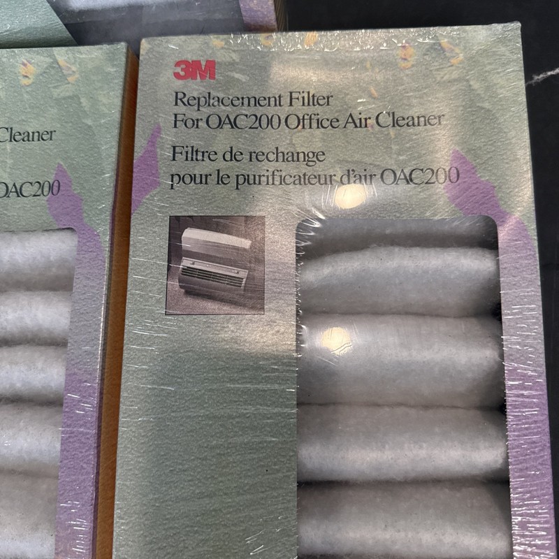 3M OAC200RF Filter For Office Air Cleaner OAC200 Lot Of 3 Filters Replacement gallery