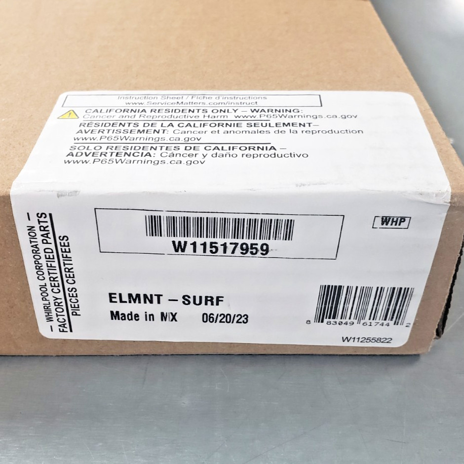OEM Whirlpool Range Surface Element W11517959 gallery