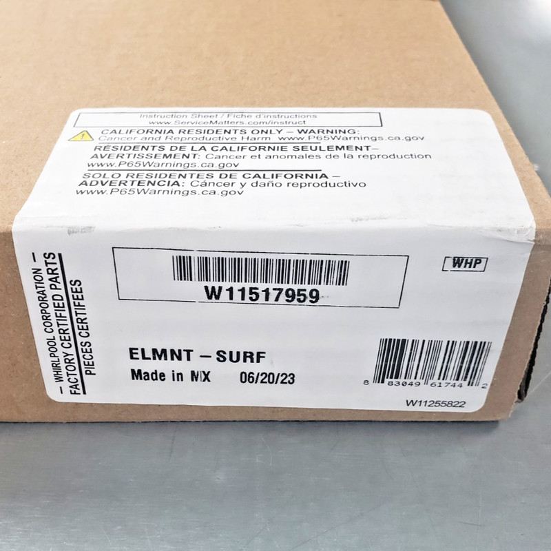 OEM Whirlpool Range Surface Element W11517959 gallery