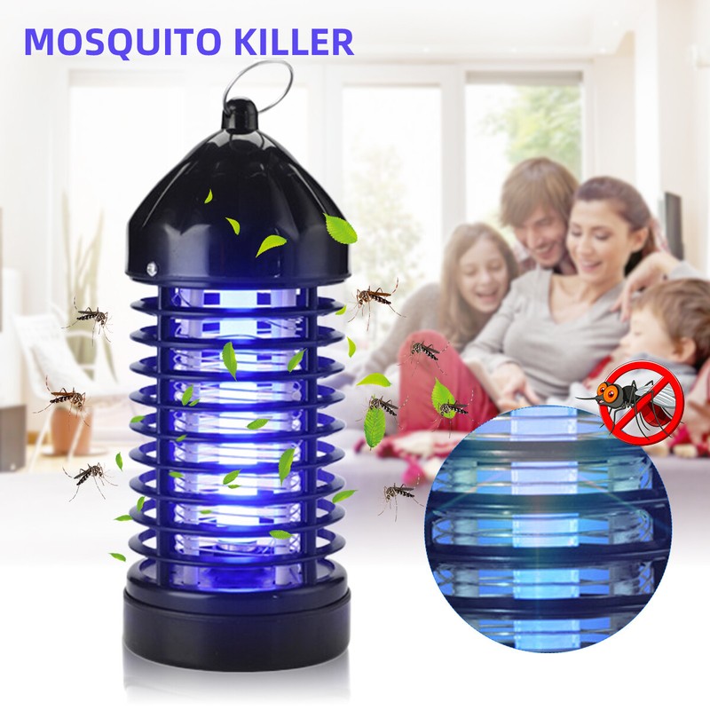 Electric Mosquito Insect Fly Bug Zapper Killer LED Light Trap Pest Control Lamp gallery