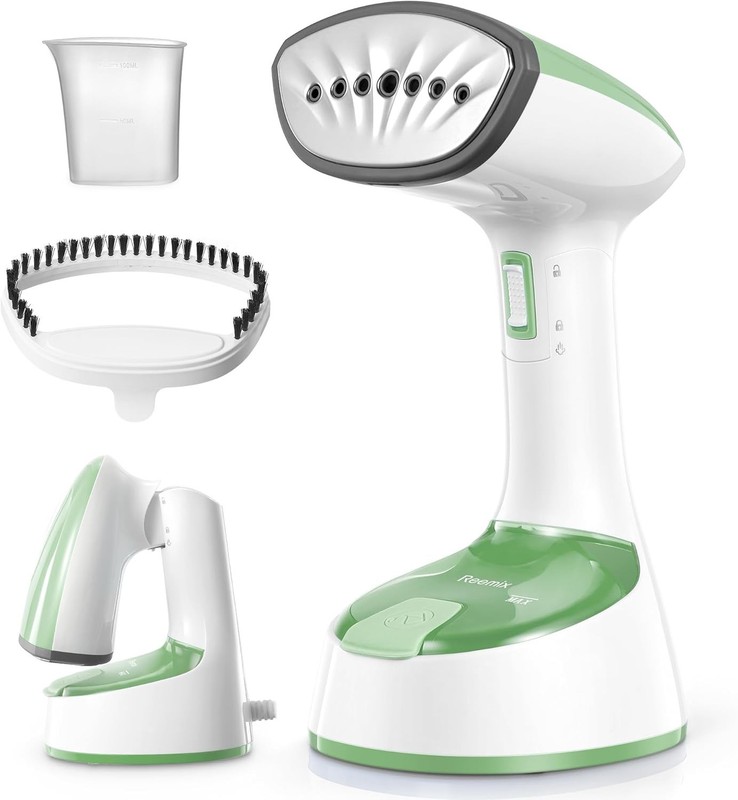 Handheld Garment Steamer - 25 Sec Fast Heat, 20g/min Steam, Space-Saving Design gallery