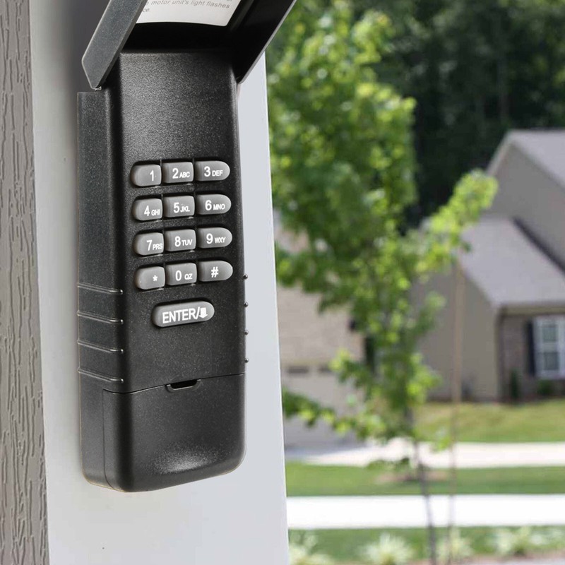 Black Shell Garage Door Remote Wall Key Pad for Liftmaster 877LM gallery