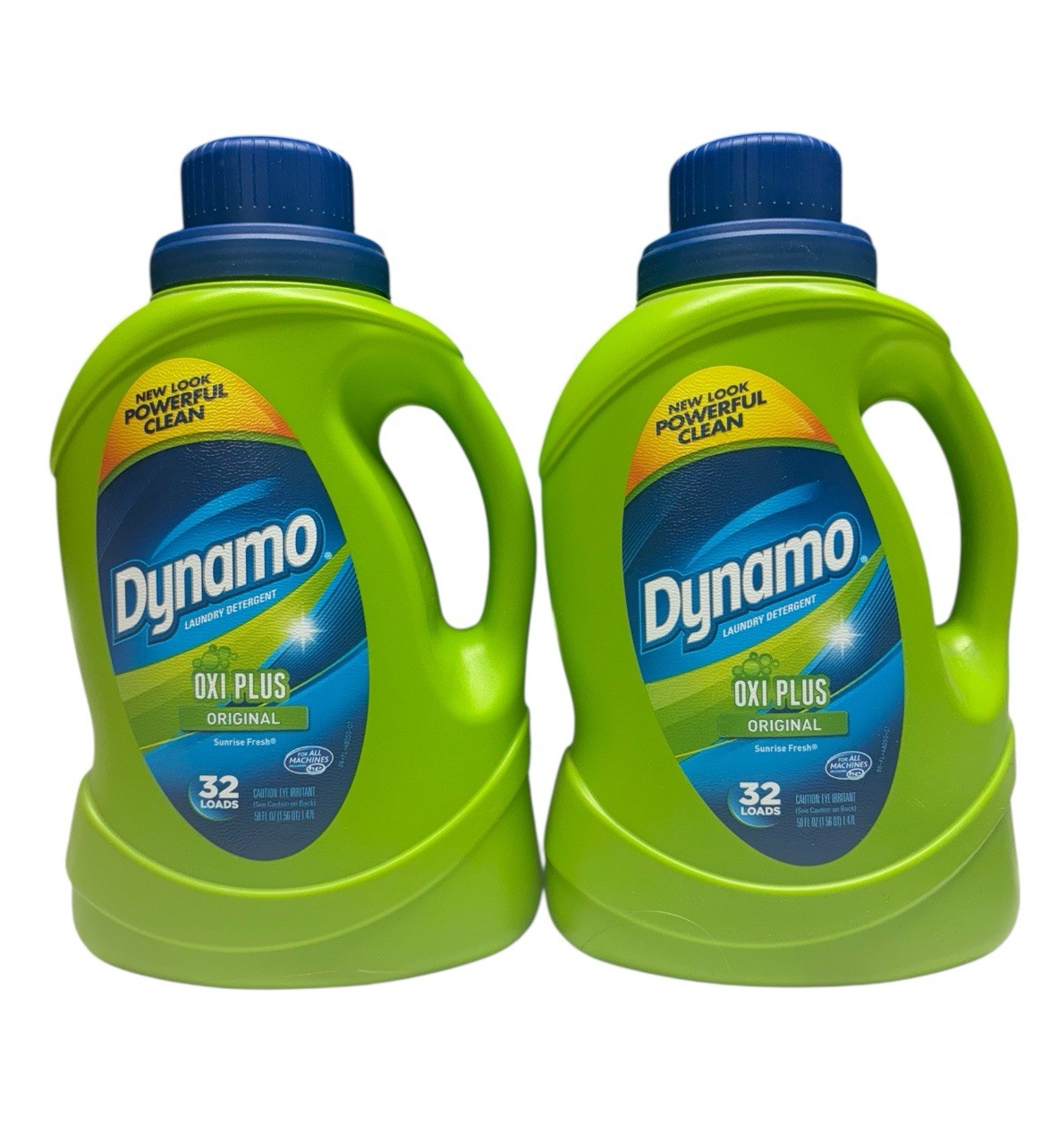 (2) Dynamo Oxi Plus SUNRISE FRESH Liquid Laundry Detergent 50oz 32 Loads gallery