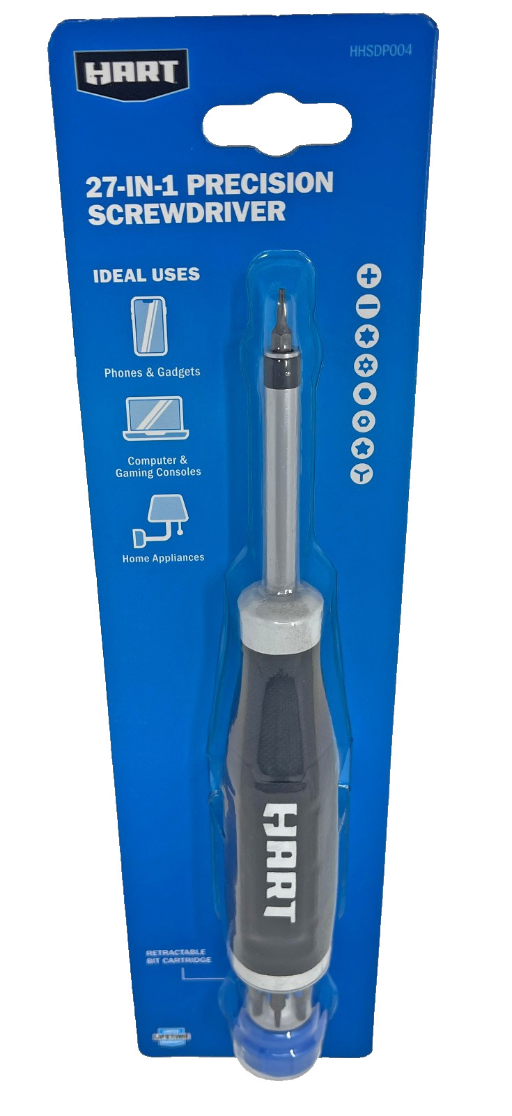 HART 27-In-1 Precision Screwdriver Phillips Slotted Torx Security Hex Tri-Point gallery