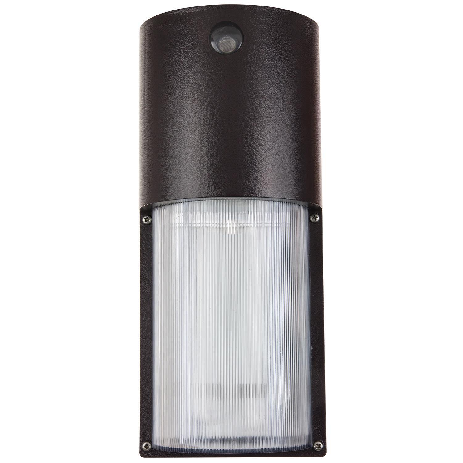2LT Rounded Tall Pack Outdoor Security Light w/ Photocontrol, 13W, Bronze Powder gallery