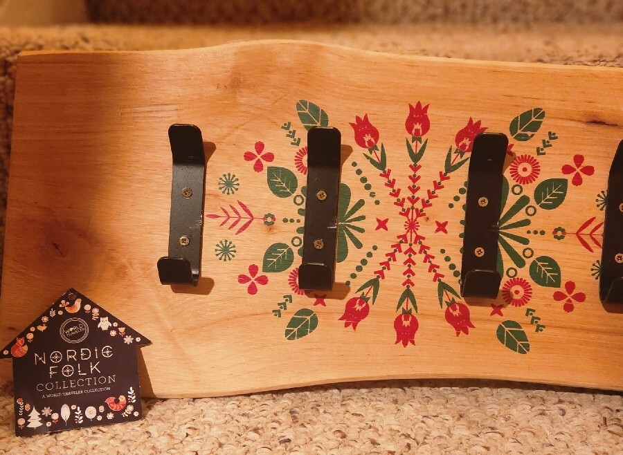 🆕️NORDIC FOLK COLLECTION Door/Wall Coat Hangers, SMALL/LARGE, Cutting Board ❤ gallery