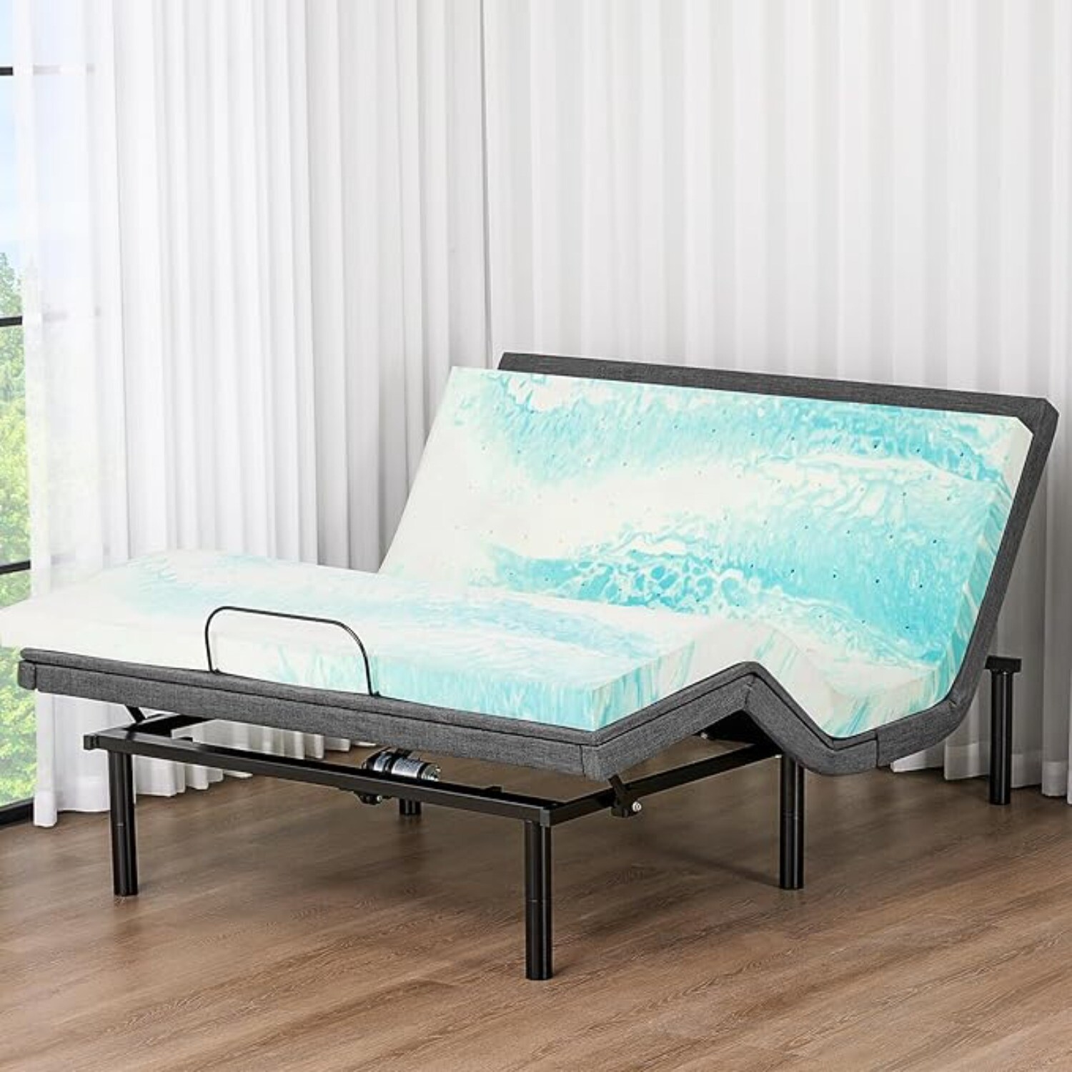 Full Size Adjustable Bed Frame Ergonomic Electric Bed Base with Wireless Remote gallery