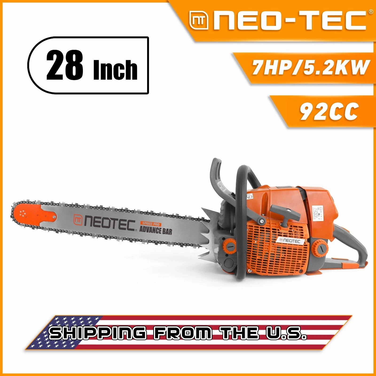 92cc Gasoline ChainSaw Compatible with MS660 066 G660 With 28'' Bar/Chain Combo gallery