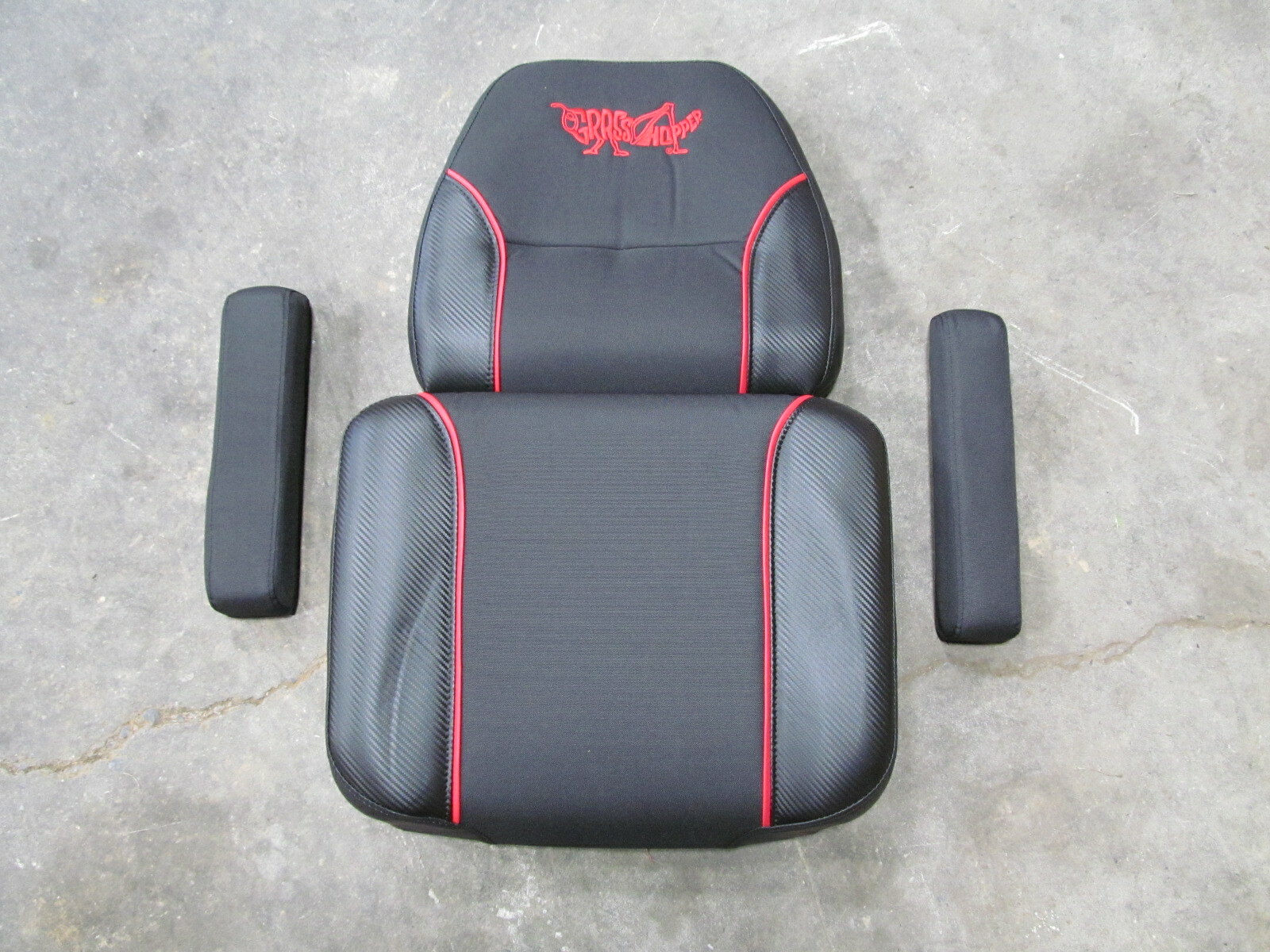 GRASSHOPPER OEM SEAT CUSHION, BACK AND ARM RESTS KIT 321518 321519 321523 2005+ gallery