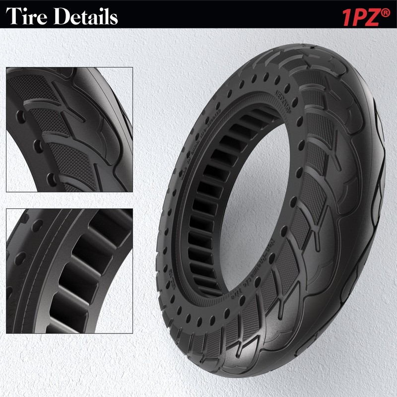 10X2.125 Solid Tire 10 Inch Rubber Front Rear Tire For M365 Pro Electric Scooter gallery