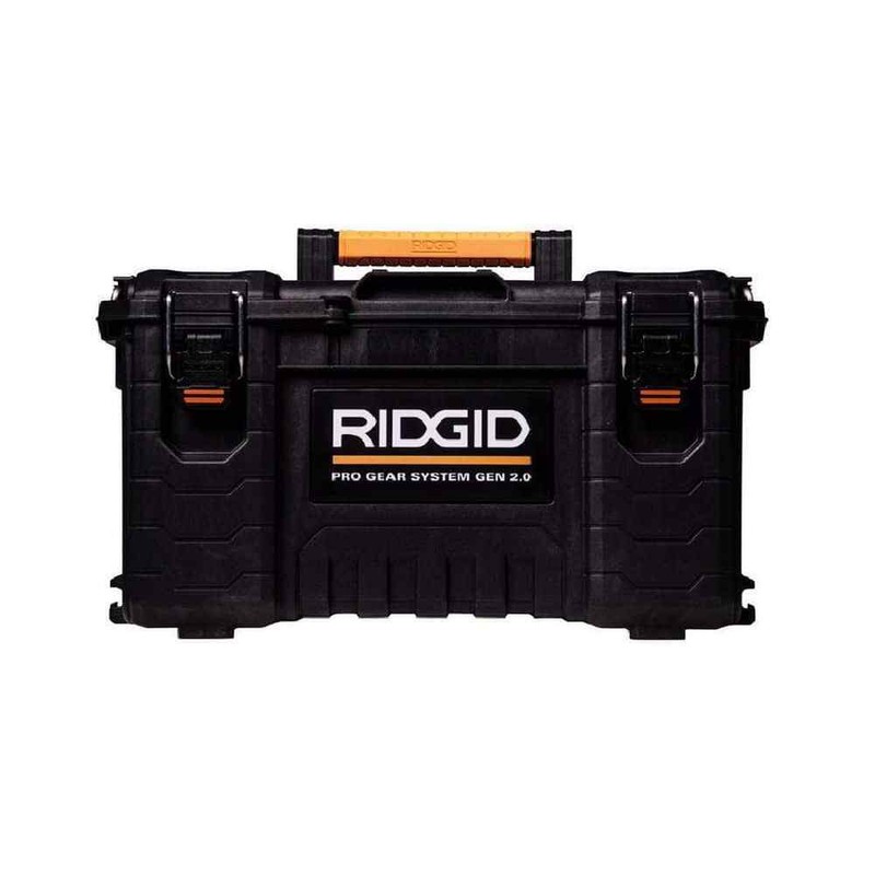 RIDGID Modular Tool Box Storage 2.0 Pro Gear System 22 in Black Water Dust Seal gallery