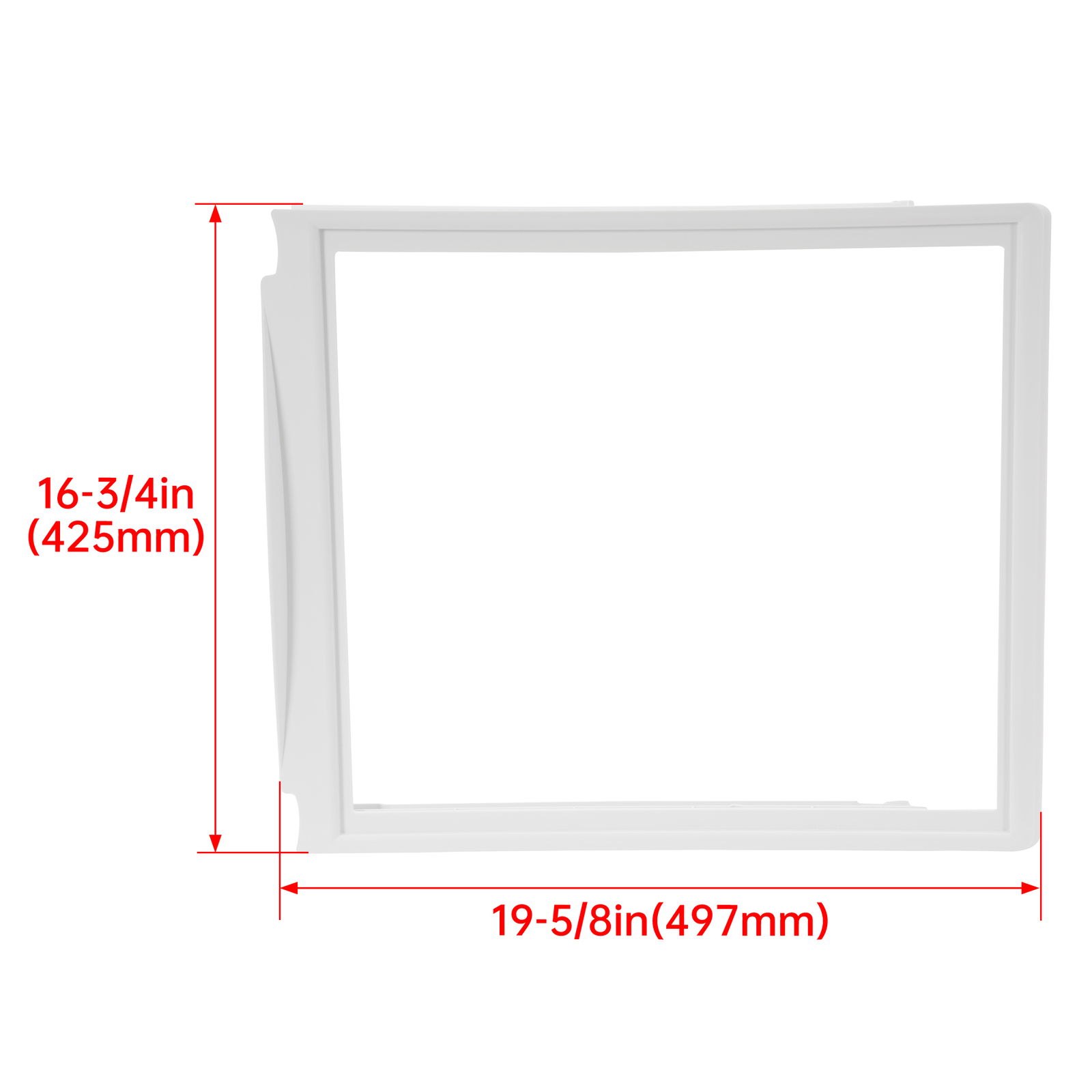 For 240599301 Upper Crisper Pan Cover Compatible with Frigidaire Shelf Frame gallery