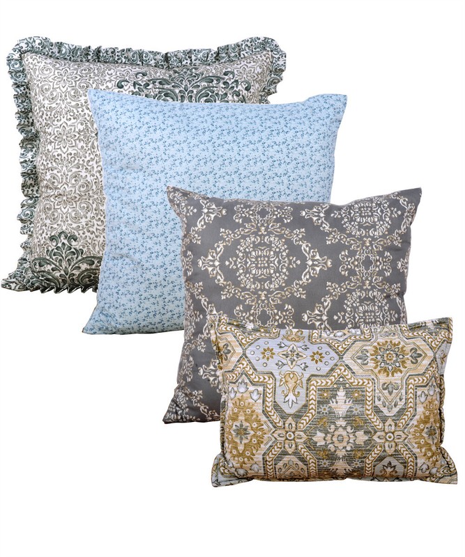 9-Piece Reversible Printed Striped Bedspread Set – Oversized Bedding for King gallery