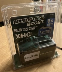 Masterforce BOOST XHC 20V 8Ah Lithium-Ion Battery Green 252-8014