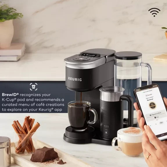Keurig K-Café SMART Single Serve Coffee Maker with WiFi Compatibility, Latte and gallery