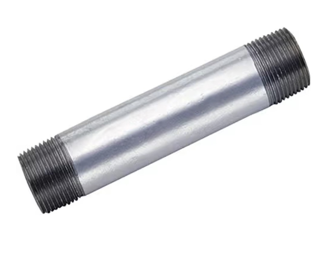 4 PACK! Anvil 3/8 in x 3-1/2 in Threaded Steel Pipe Fitting Nipple RDU4 gallery