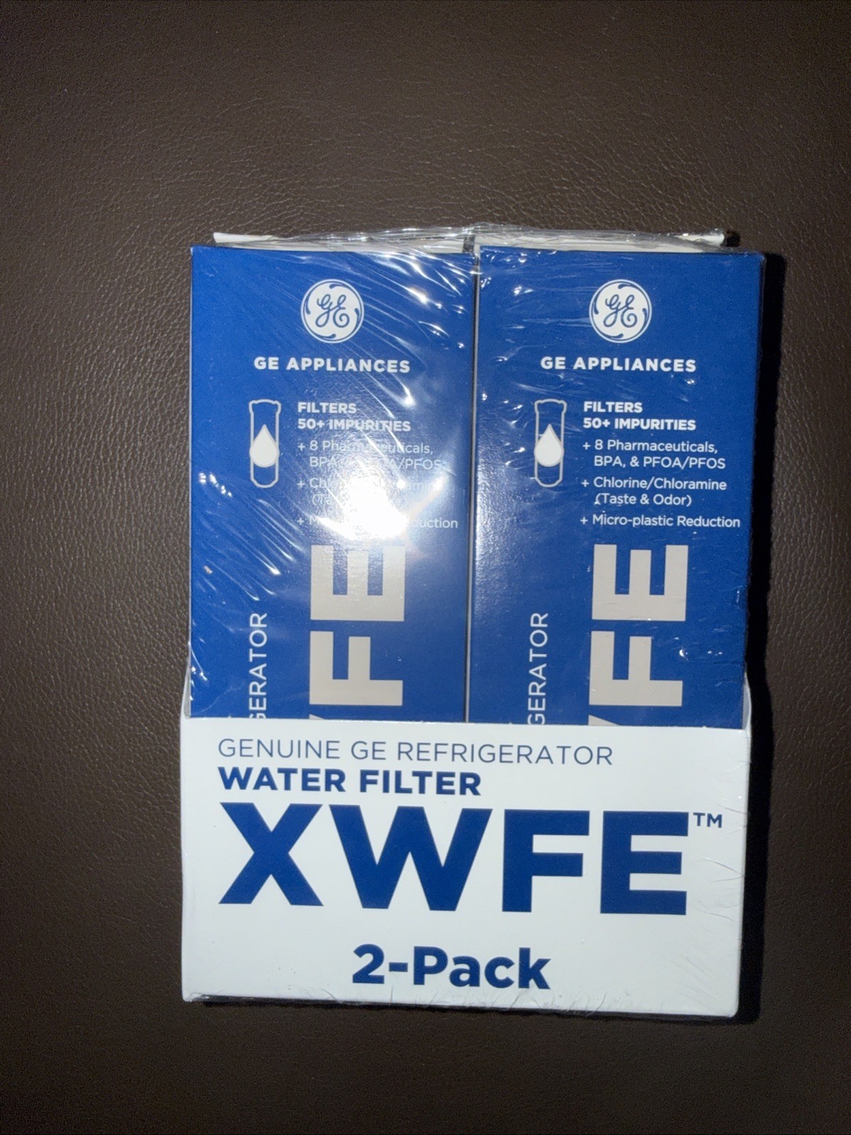 GE XWFE Refrigerator Water Filter, Genuine Replacement Filter, Certified to Red gallery
