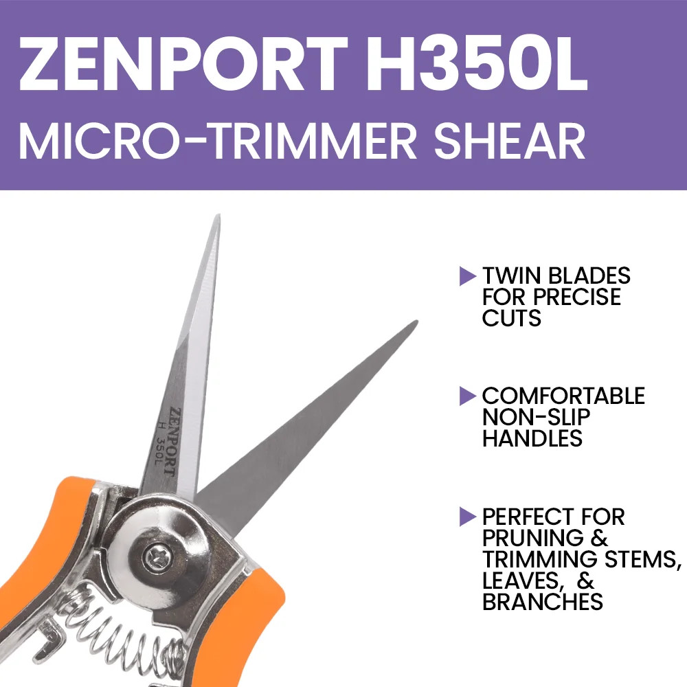 Zenport H350L Mini Trimmer Shear, 2 Inch Stainless Steel Blades gallery
