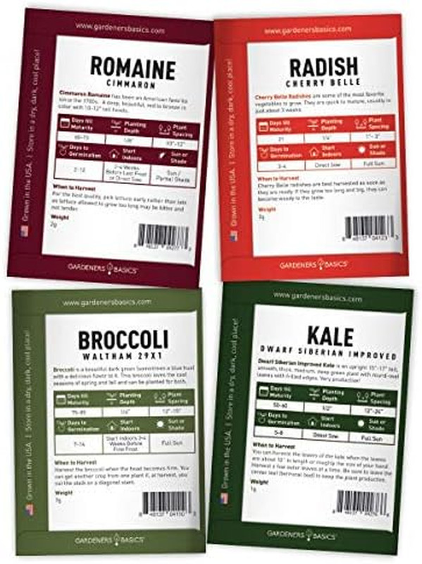 Winter, Fall, and Spring Vegetable Seeds for Planting | Cool Weather Crops | 8 V gallery