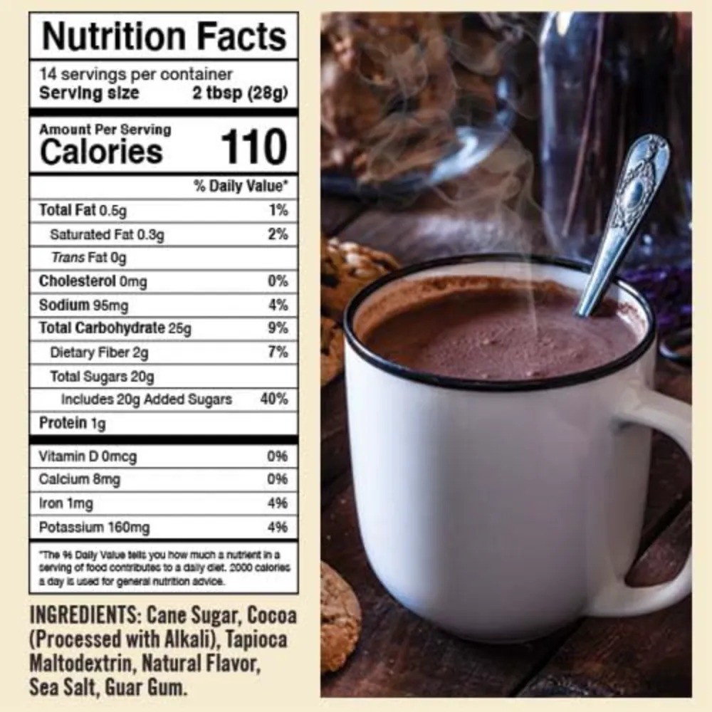 Castle Kitchen Double Dutch Dark Chocolate Premium Hot Cocoa Mix, 14 oz gallery