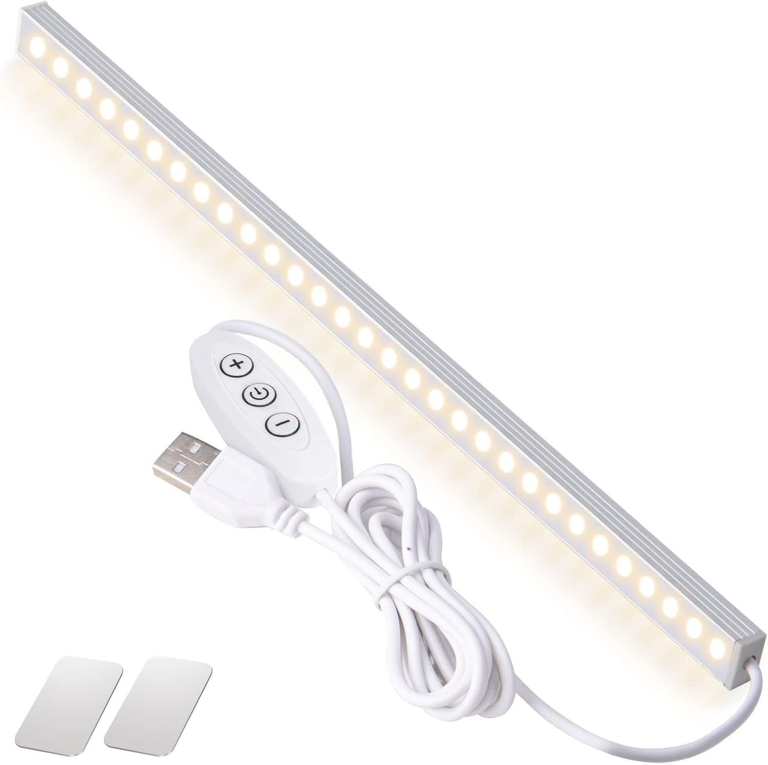 USB Powered Under Cabinet Lighting 12 Dimmable LED Strip for Pantry & Desk gallery