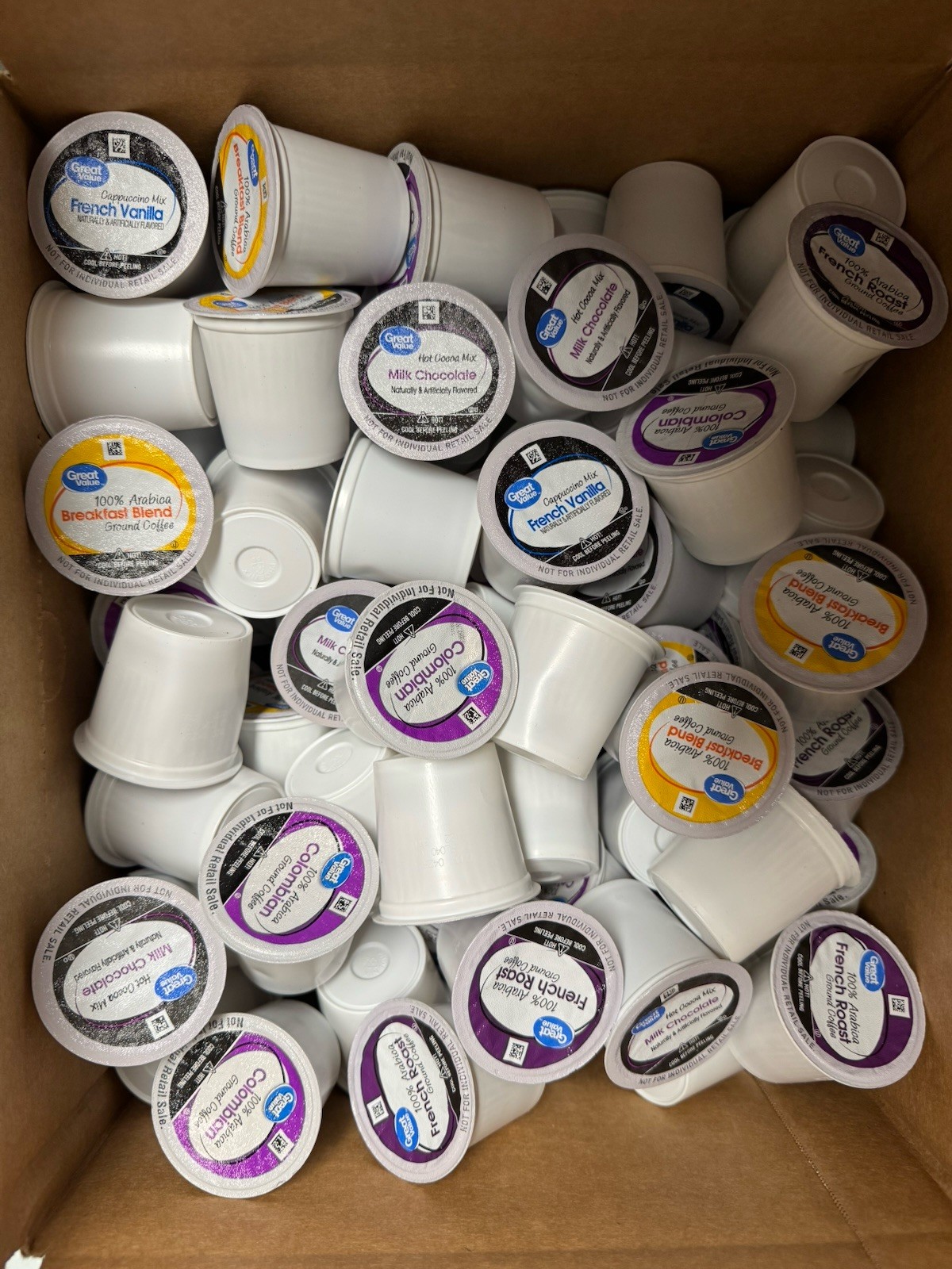 Great Value Entertainer Collection Variety Pack K Cups. 96 Pods. Bulk gallery