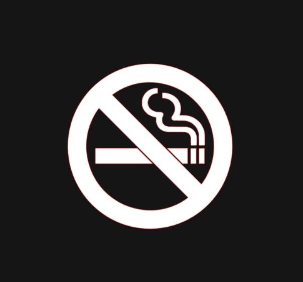 NO SMOKING Sign Sticker PICK SIZE COLOR Vinyl Decal Warning Smoke Wall Window gallery