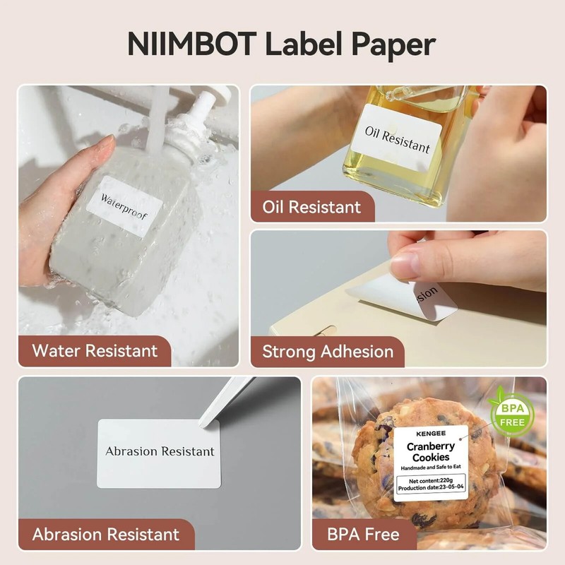 NIIMBOT B1 Label Maker Printable Kitchen Pantry Labels, DIY Spice Jar Labels gallery