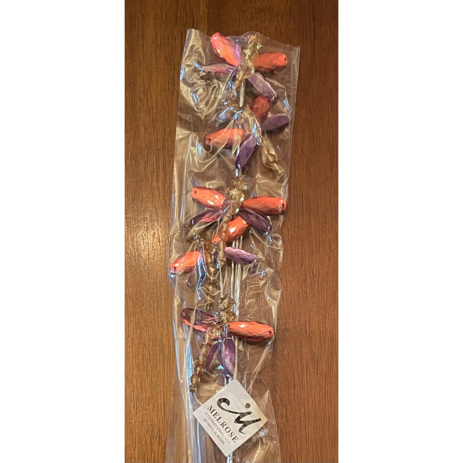 Melrose International Decorative Colorful Dragonfly Sticks Set Of 12 50763 Long gallery