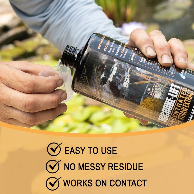 Concentrated Barley Straw Extract Conditioner for Ponds & Water Gardens, 8oz - S gallery