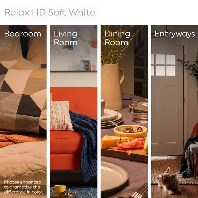 Relax LED comfortable soft white light box of two, Gu24 base, 15W 100W replace gallery