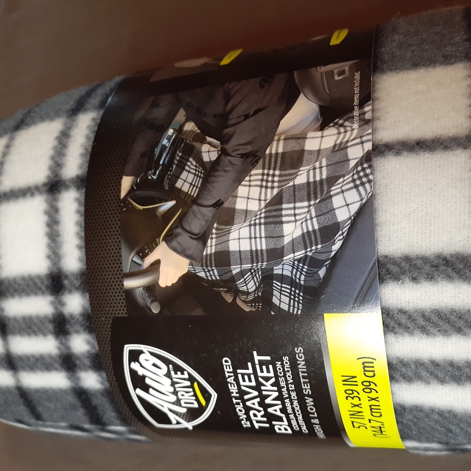 AutoDrive 12Volt Heated Travel Blanket. Assembled Product Dimensions 57in x 39in gallery