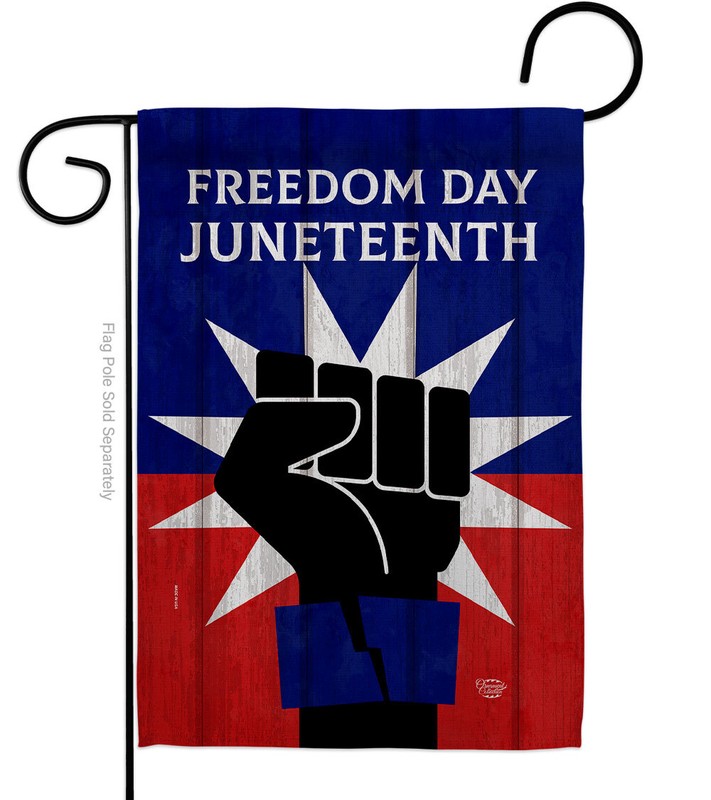 Junetteenth Garden Flag Black History Juneteenth Decorative Yard House Banner gallery