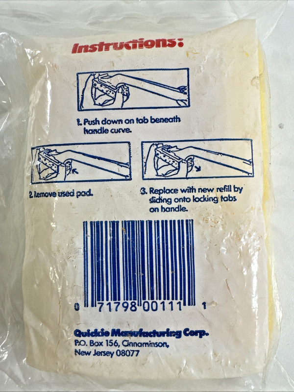 NOS SEALED Quickie Automatic Dishwasher Refills Fits Quickie #110 -#111 Refills gallery