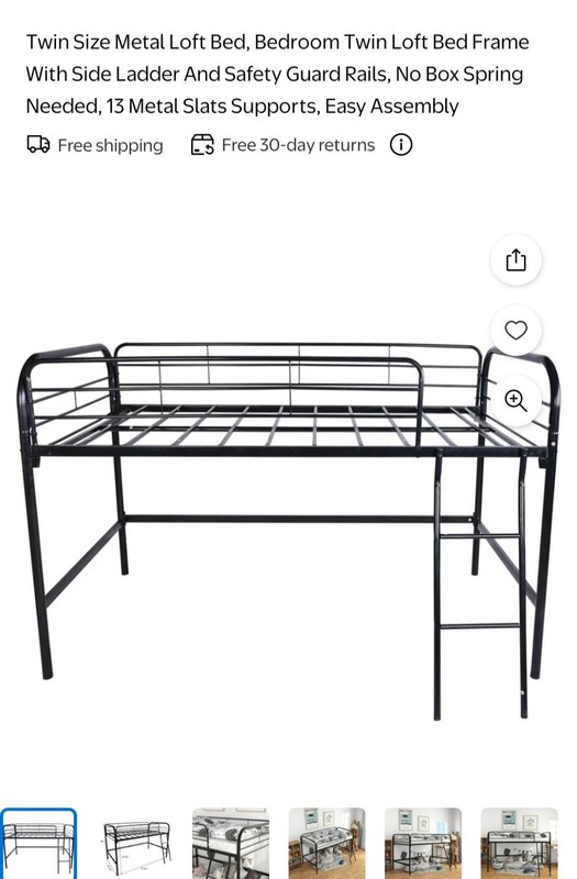 Metal Twin Loft Bed gallery