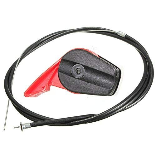 Swess 65" Lawn Mower Throttle Cable Universal Kit with Control 65IN, black gallery