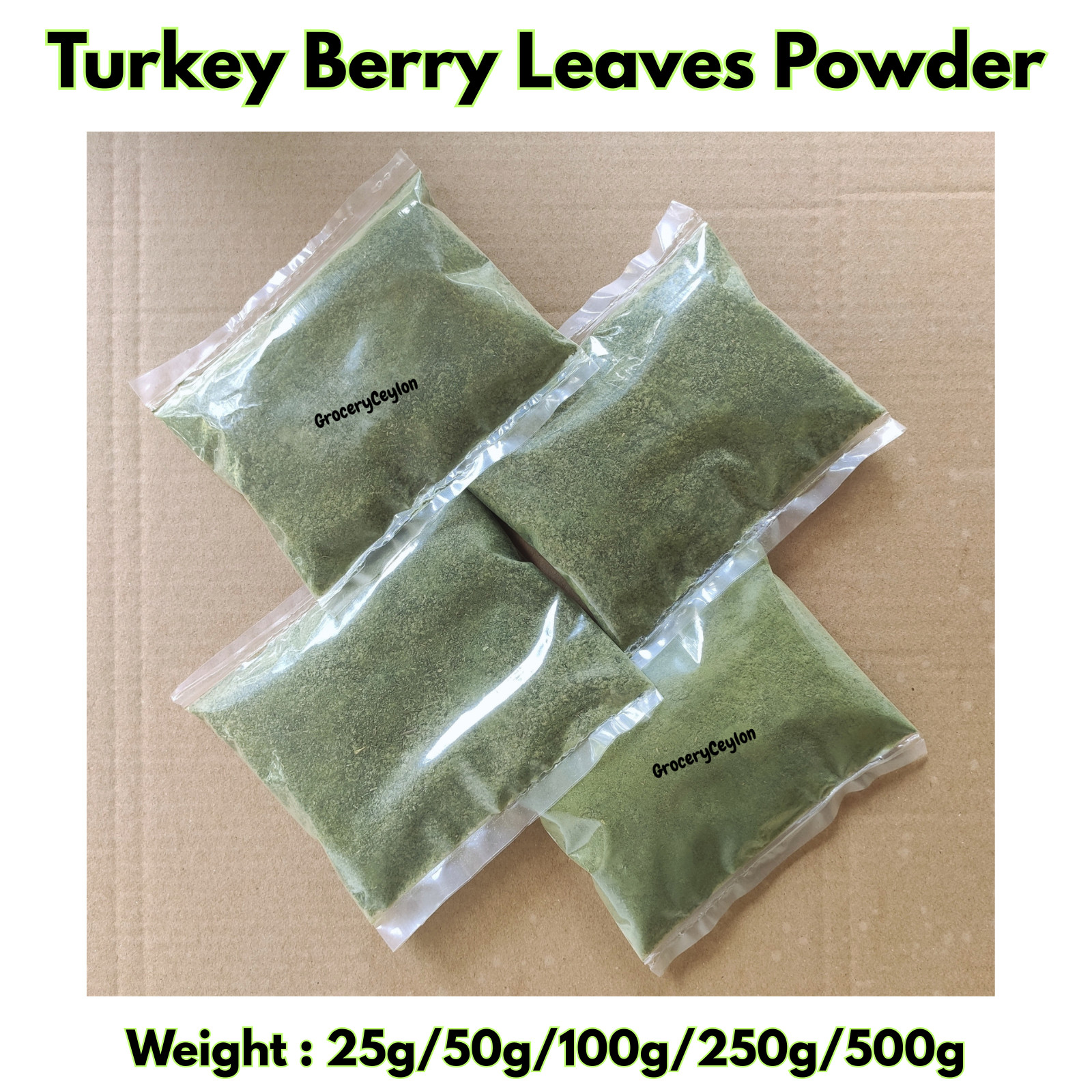 Turkey Berry Leaves Powder Dried Organic Solanum Torvum Natural Pure Leaf Powder gallery
