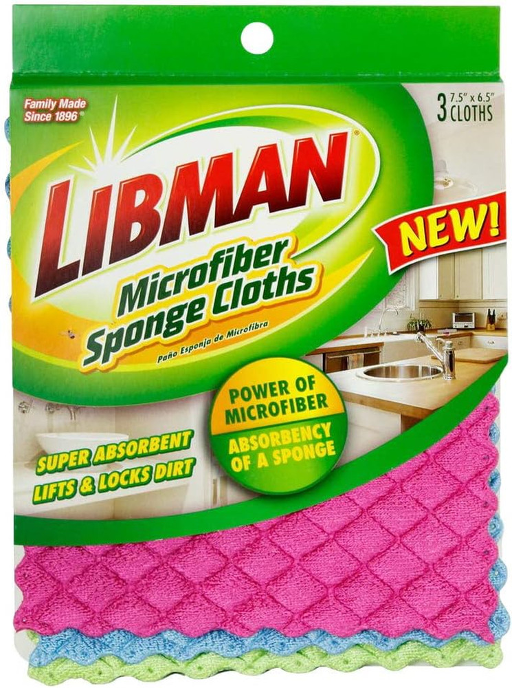 2103 Microfiber Sponge Cloth with Microfiber and Sponge Layers