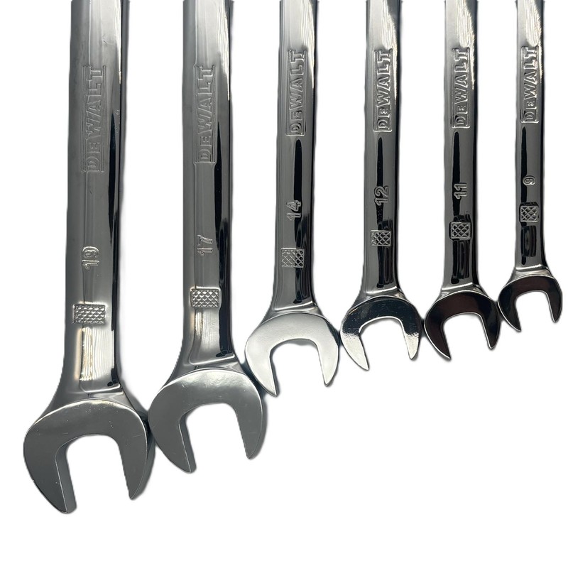 DeWalt 6-Piece Reverse Ratcheting Combination MM Wrench Set - Polished Chrome gallery