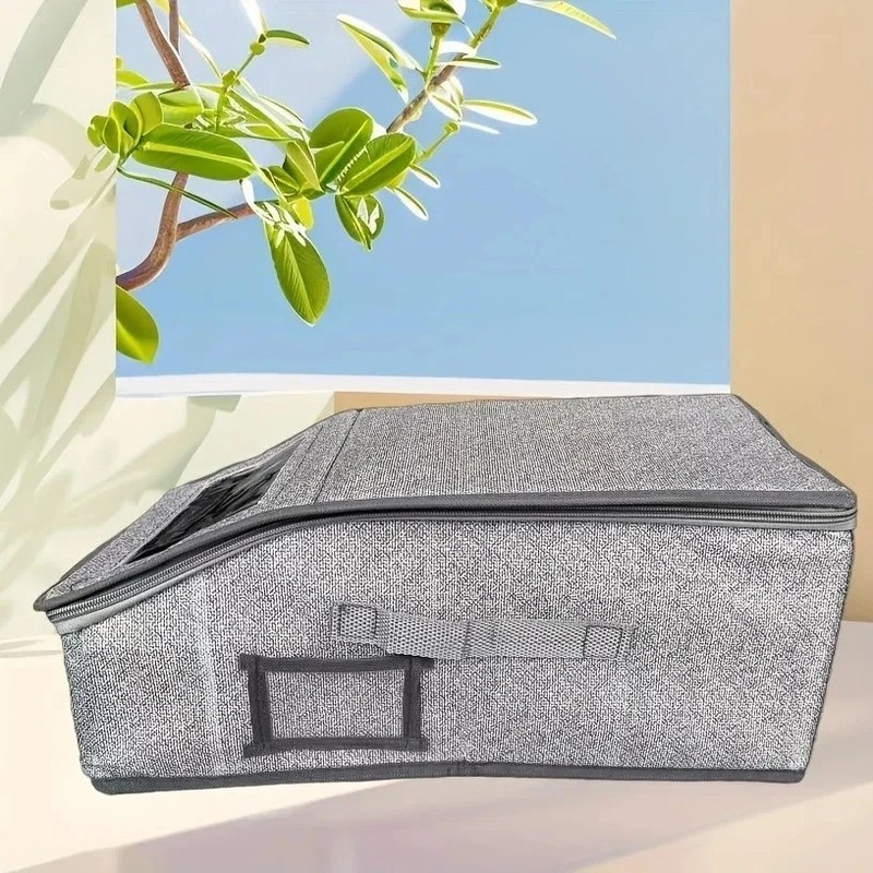 1/2x Stackable Hat Storage Organizer for Baseball Caps 24 Caps Hat Box with Lid gallery