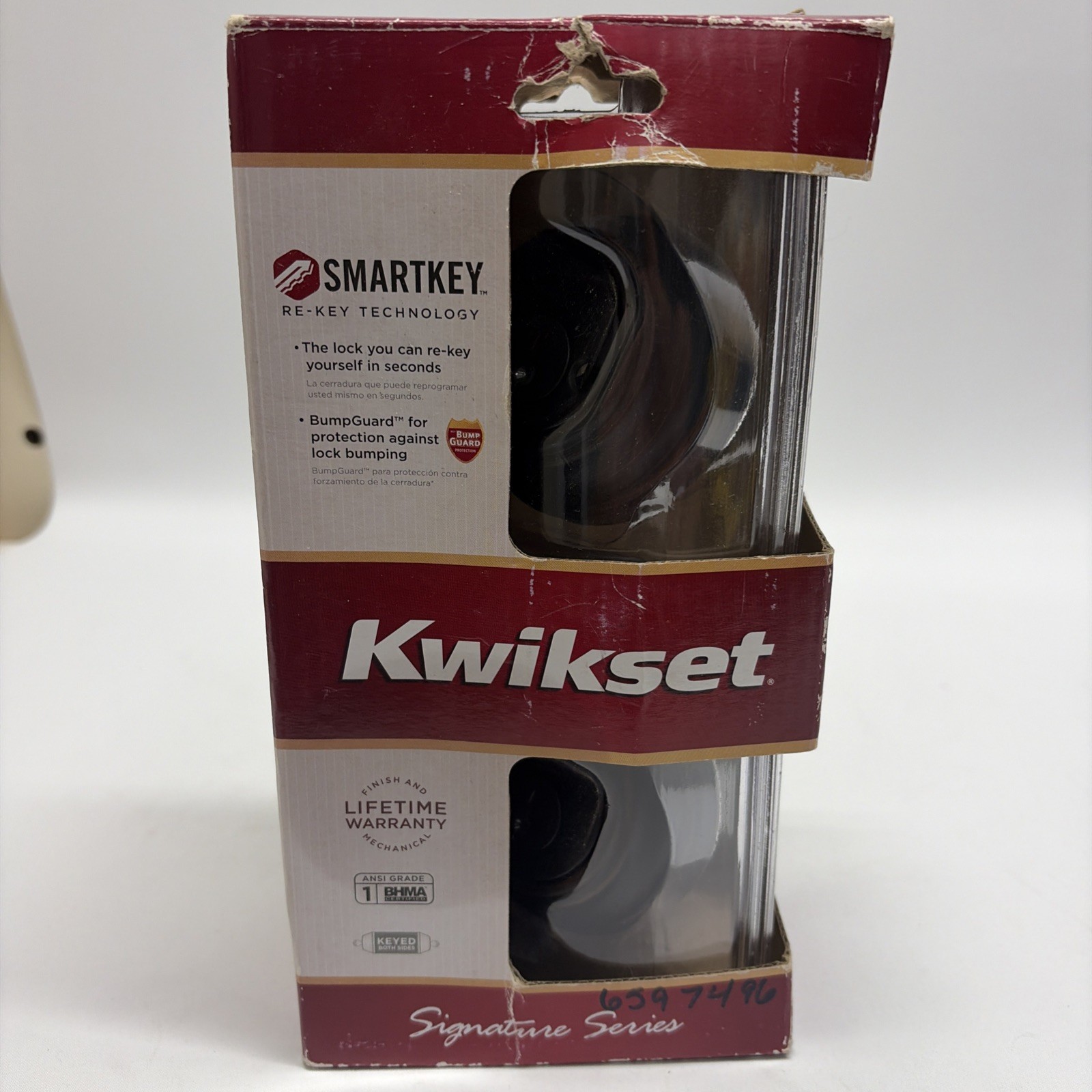 Quickset 985 Smart Key Double Cylinder deadbolt Venetian Bronze signature Series gallery