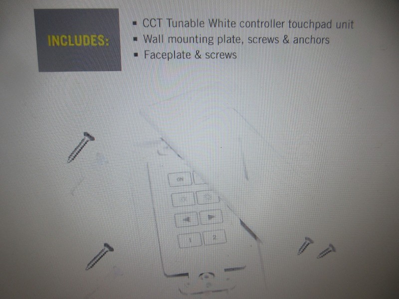 Armacost Lighting Wireless White Light Dimmer Switch for CCT Tunable White Light gallery