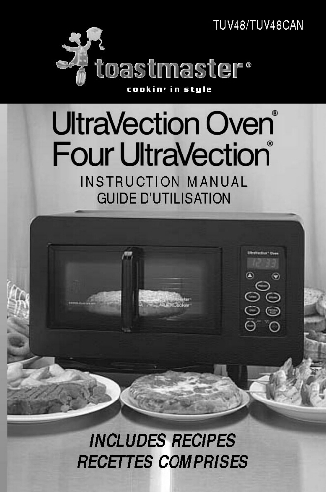 Toastmaster TUV48 TUV48CAN Ultravection Oven Owners Manual gallery