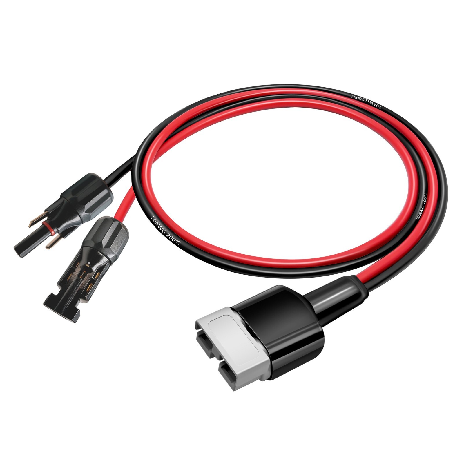 10 AWG Solar Extension Cable for Anderson 50 Amp Connector to Solar Connector gallery