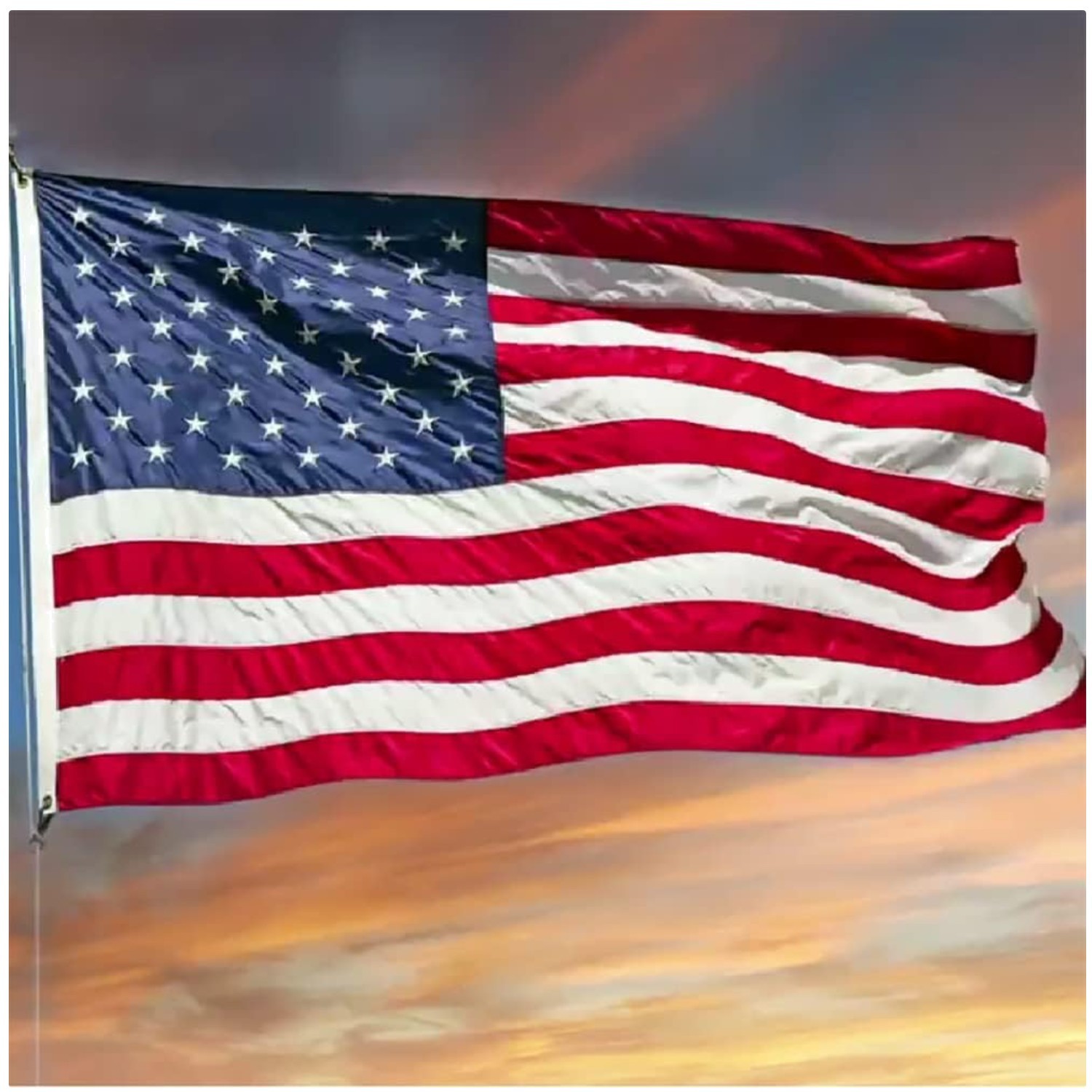 Durable American Flag - High Wind Resistance, Brass Grommets gallery