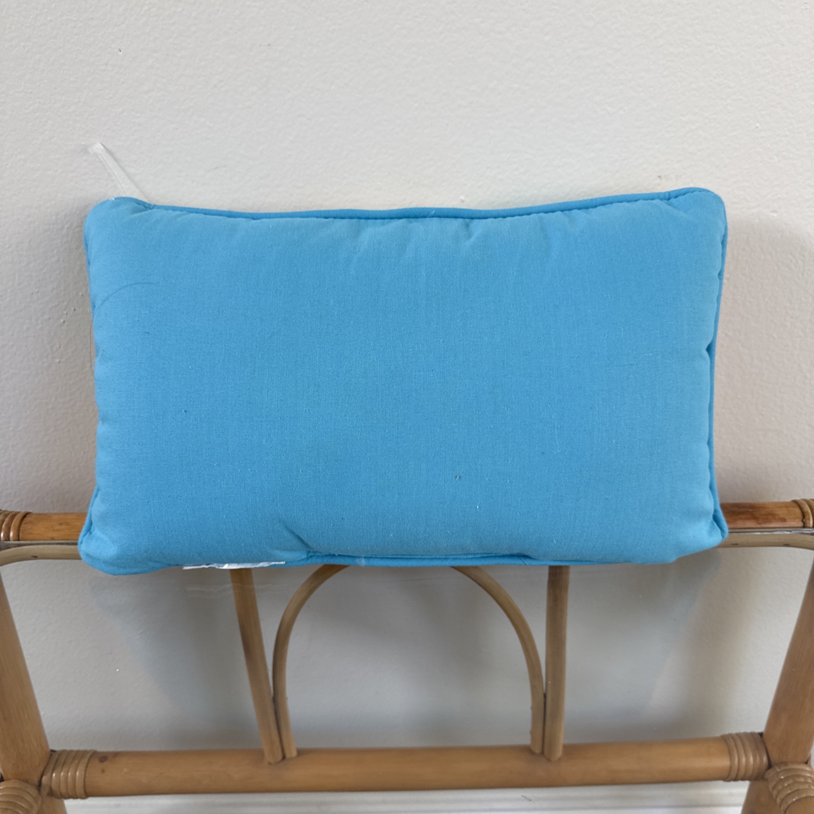 Kirkland Needlepoint Limited Edition Blue and Pink Pillow 16”x9” gallery